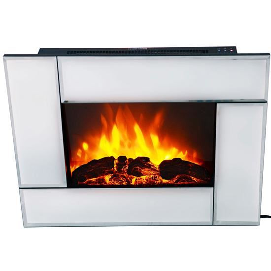Silver Electric Fireplace
 Convenience Boutique 26" Adjustable Indoor Electric Wall