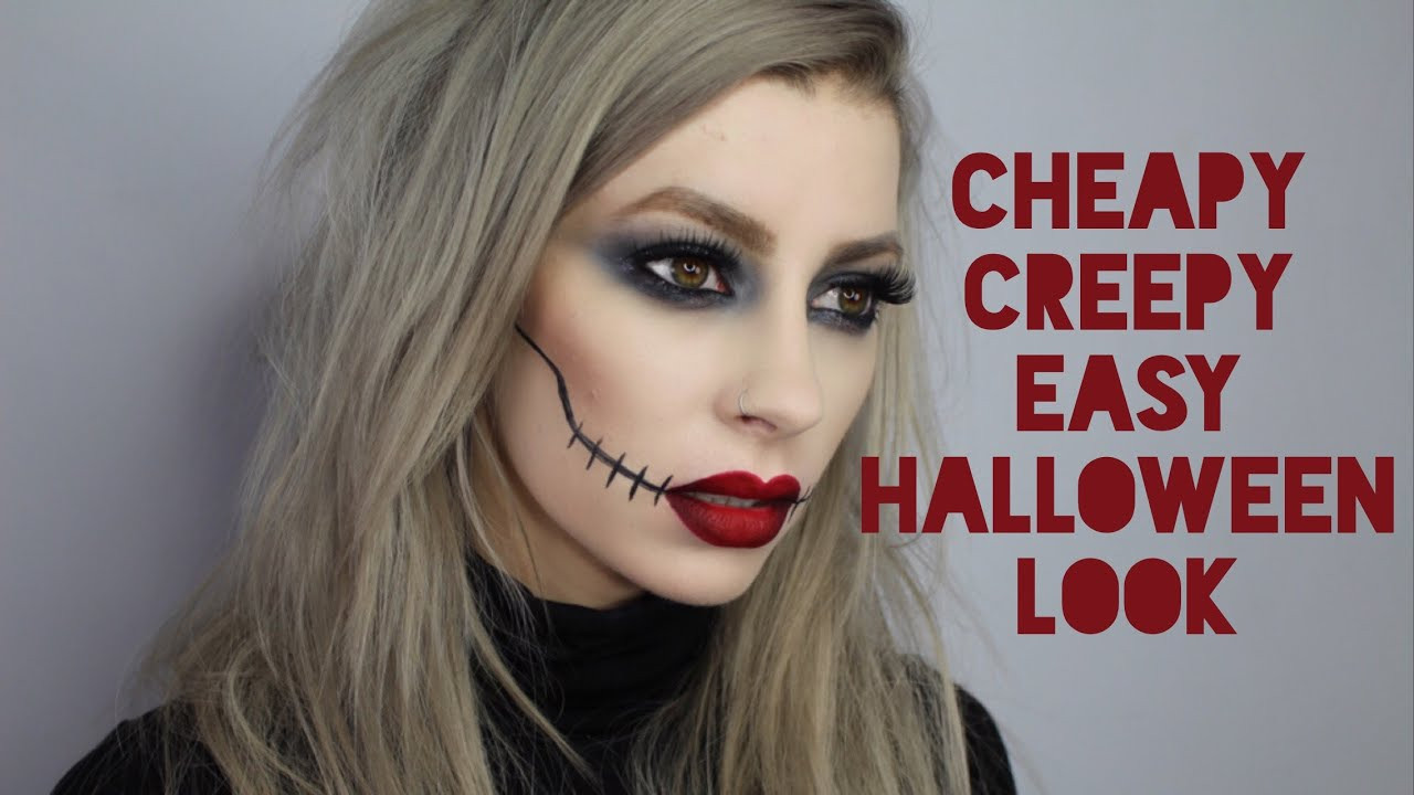 Simple Halloween Makeup Ideas
 CHEAPY CREEPY