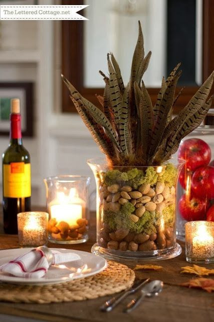 Simple Thanksgiving Table Decorations
 Summerland Homes & Gardens Thanksgiving Tablescapes