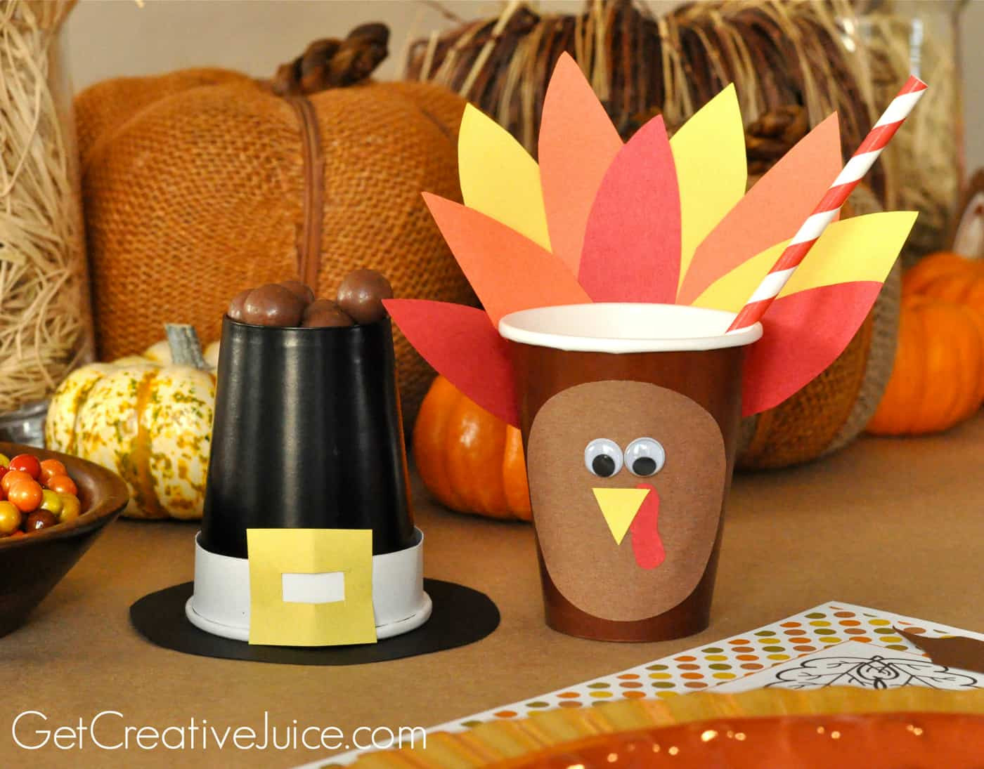 Simple Thanksgiving Table Decorations
 20 Festive DIY Thanksgiving Crafts That You Are Going To