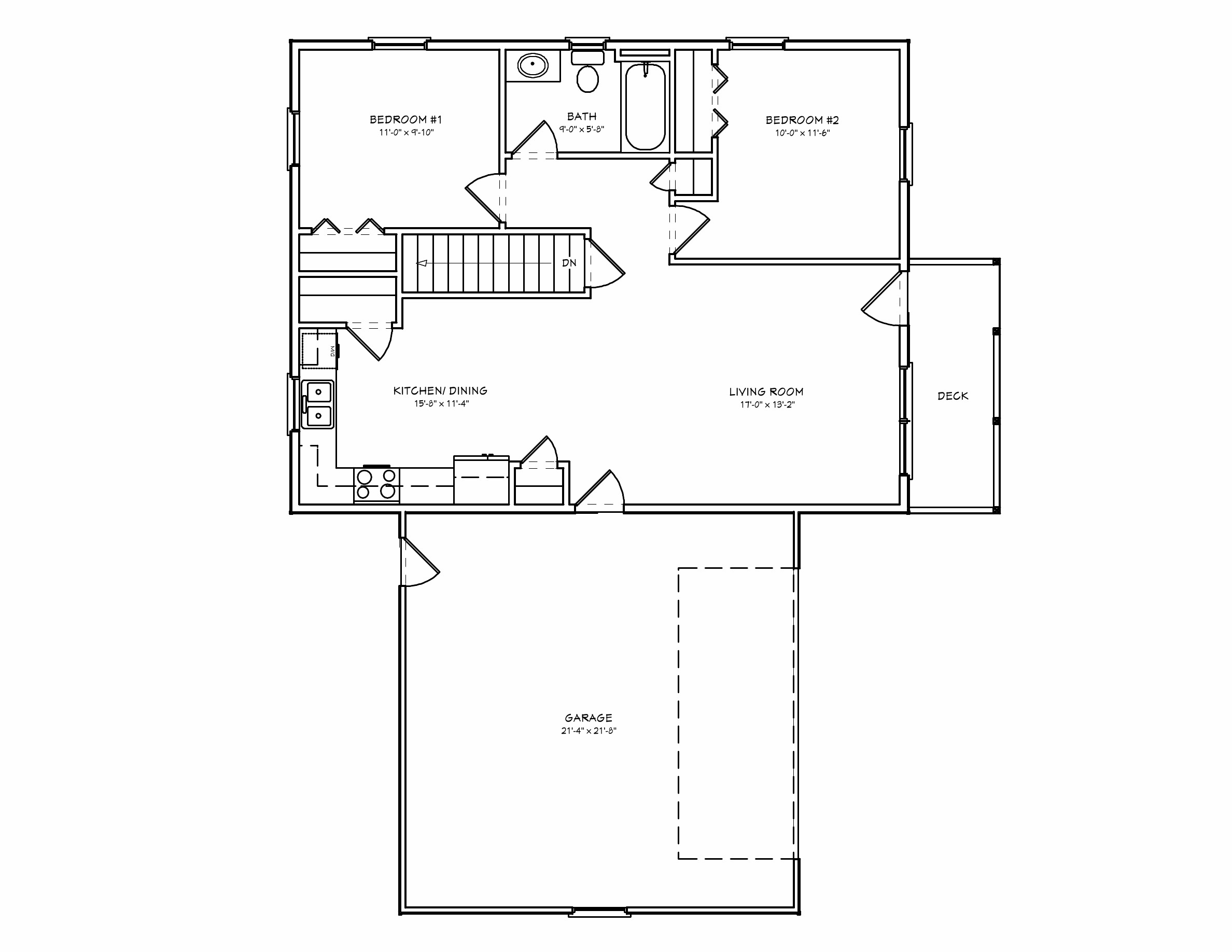 Small 1 Bedroom House Plans
 Small House Plan D67 884 The House Plan Site