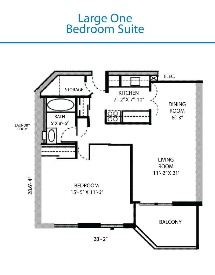 Small 1 Bedroom House Plans
 Small 2 Bedroom Apartment Floor Plan