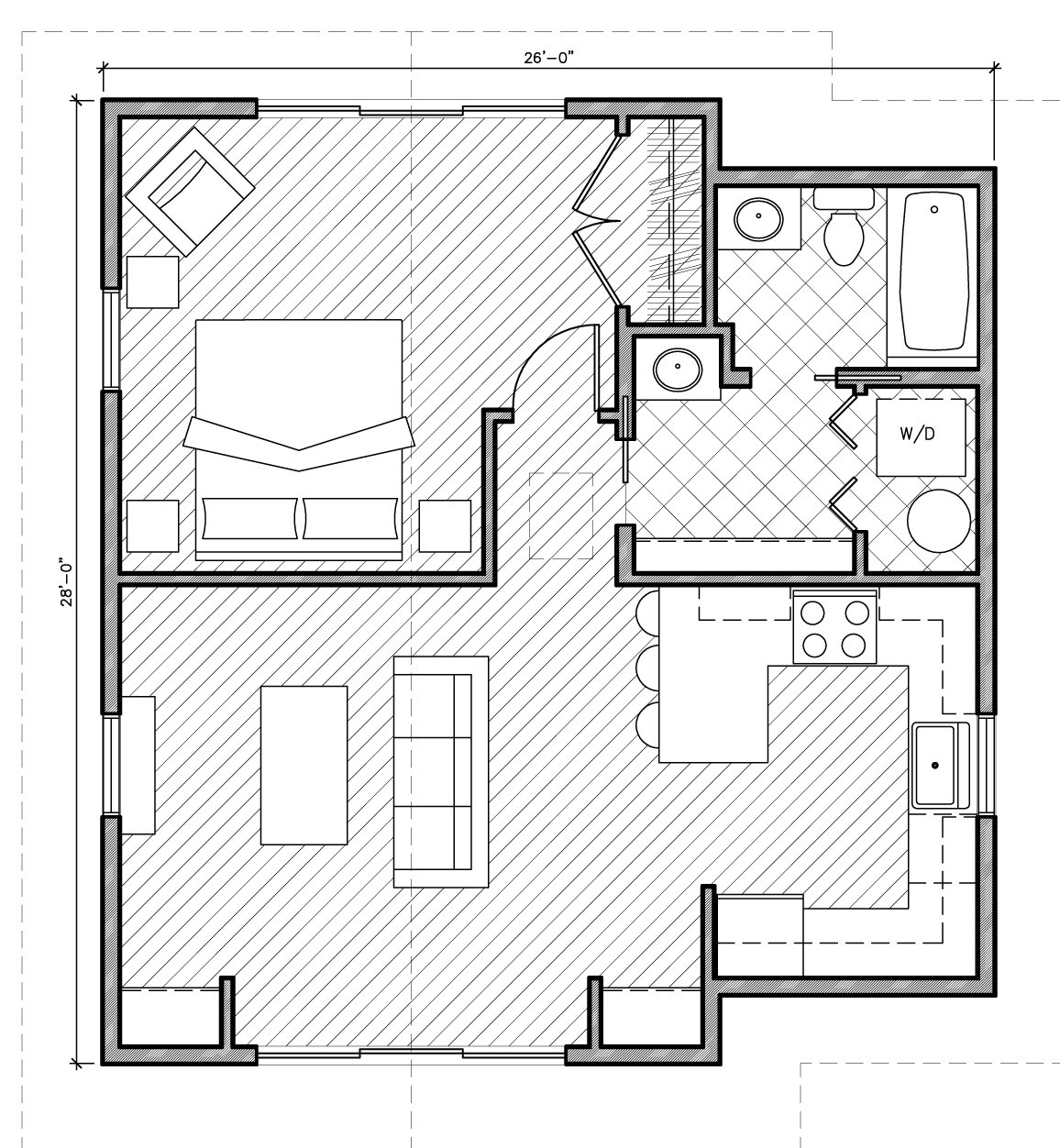 Small 1 Bedroom House Plans
 Design Banter Home Plan Collection