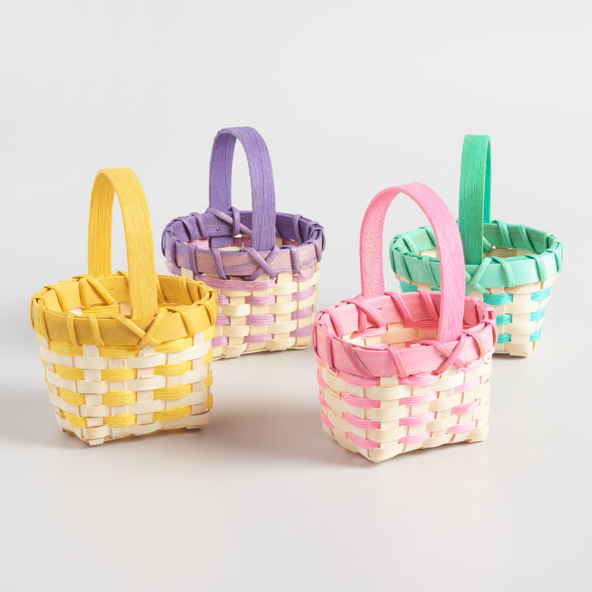 Small Easter Gifts
 Mini Rope Easter Baskets Set of 4