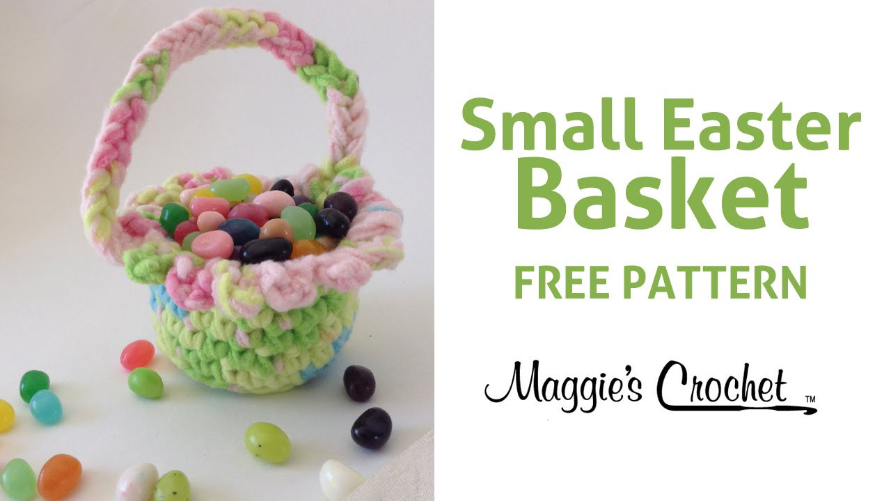 Small Easter Gifts
 Small Easter Basket Free Crochet Pattern Right Handed