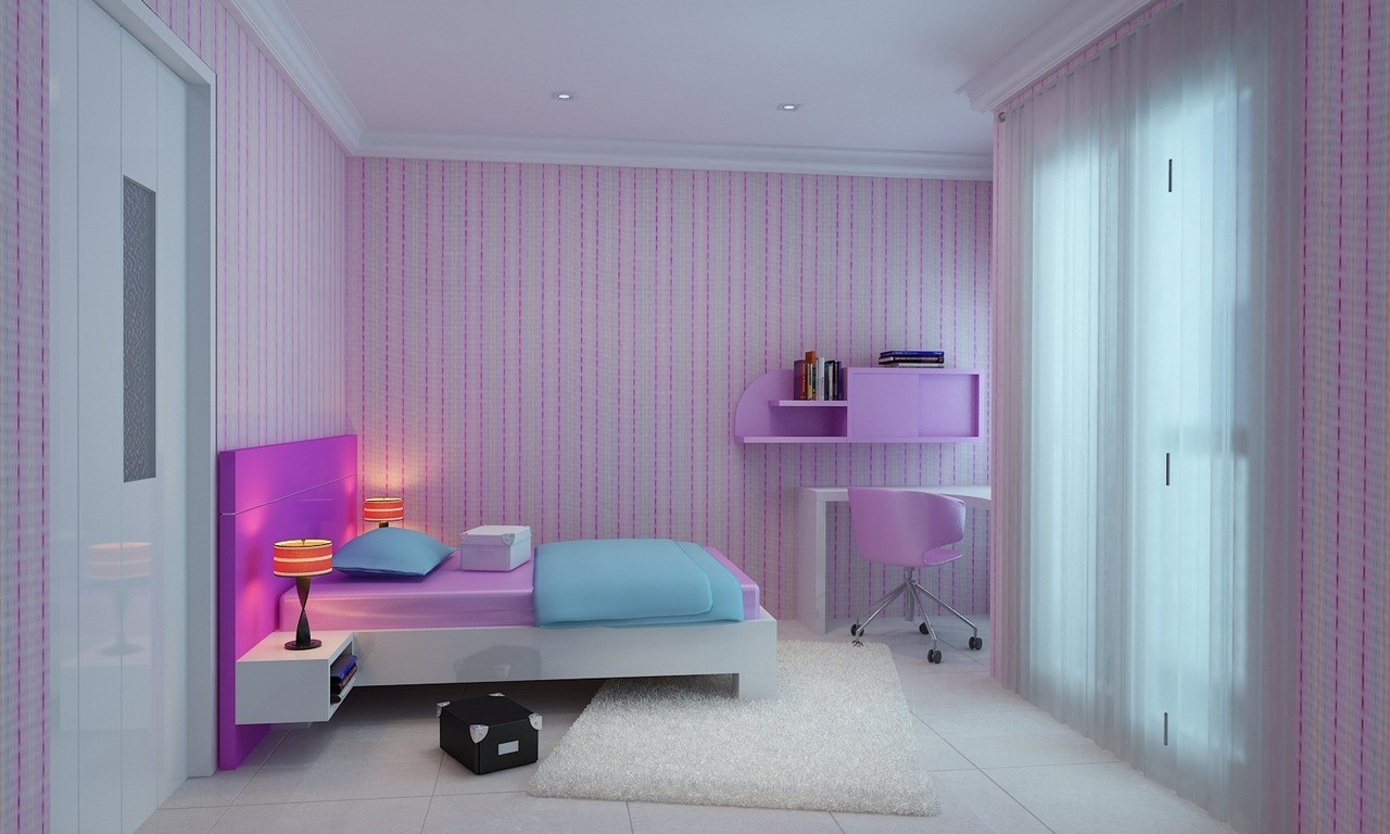 Small Girls Bedroom
 ambience consultant • CUTE PINK AND PURPLE GIRLS’ BEDROOMS