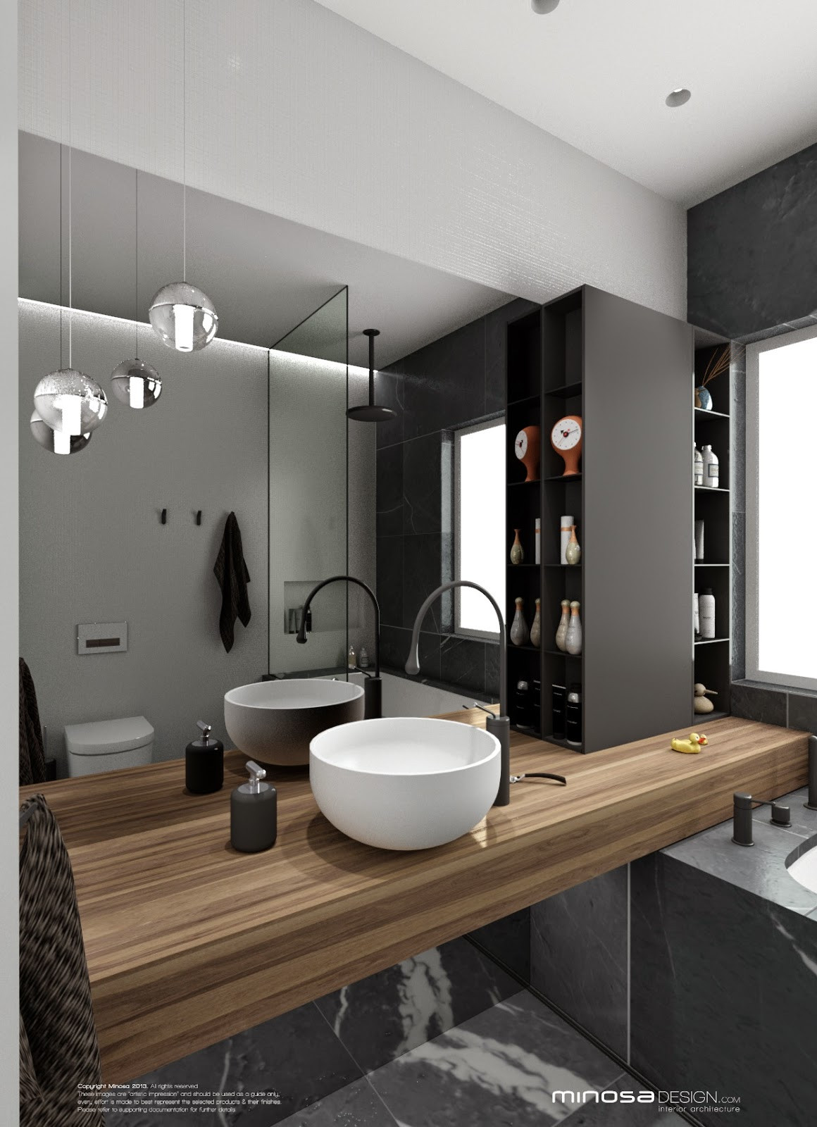 Small Space Bathrooms
 Minosa Bathroom Design Small space feels large