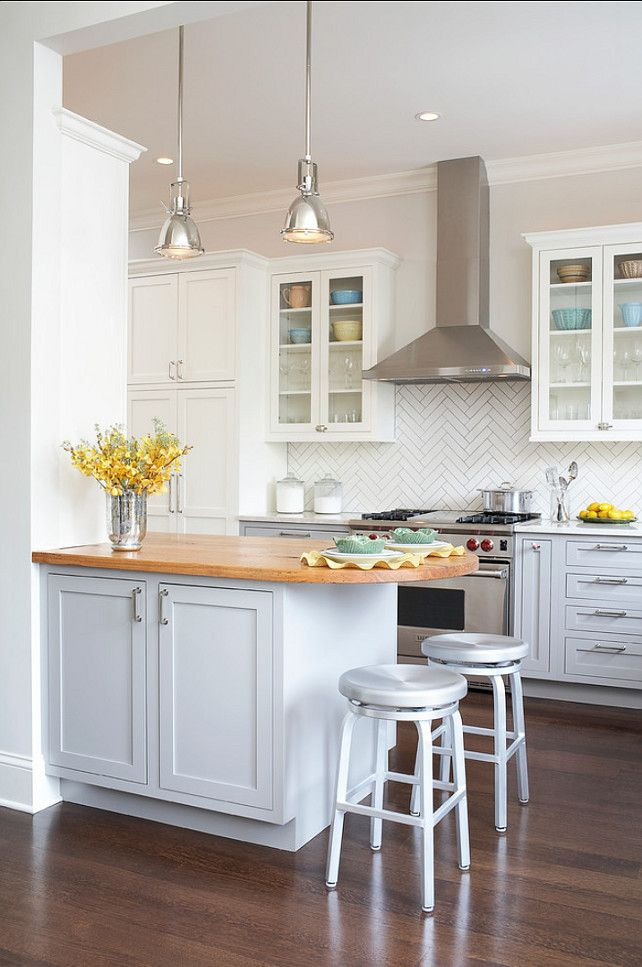 Small White Kitchen Island
 20 The Most Beautiful Small Kitchens Housely