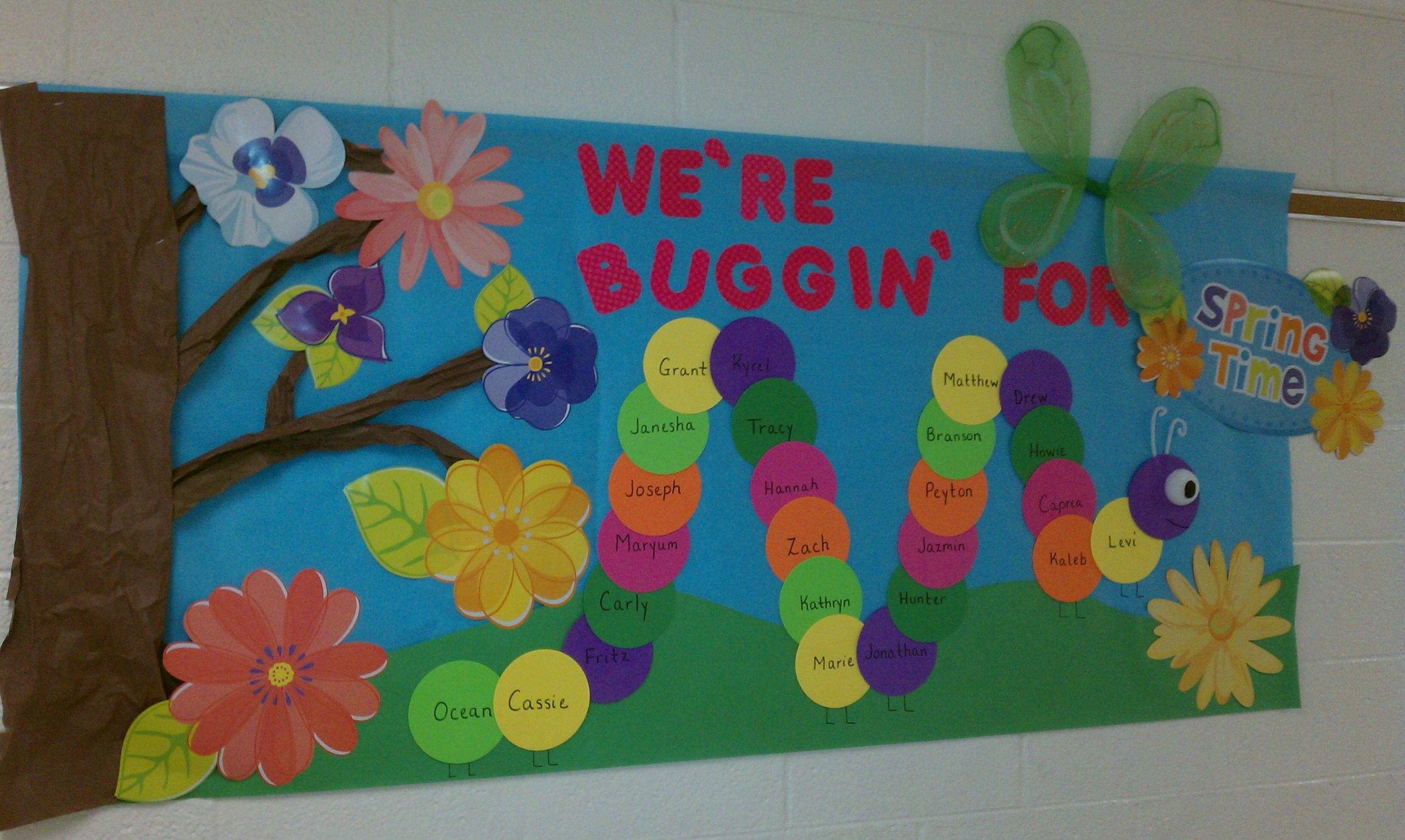 Spring Ideas Bulletin Boards
 Spring bulletin board Daycare things