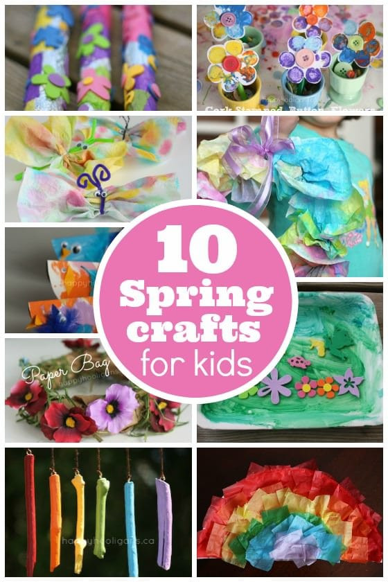 Spring Ideas Crafts
 10 Easy Spring Crafts for Toddlers and Preschoolers