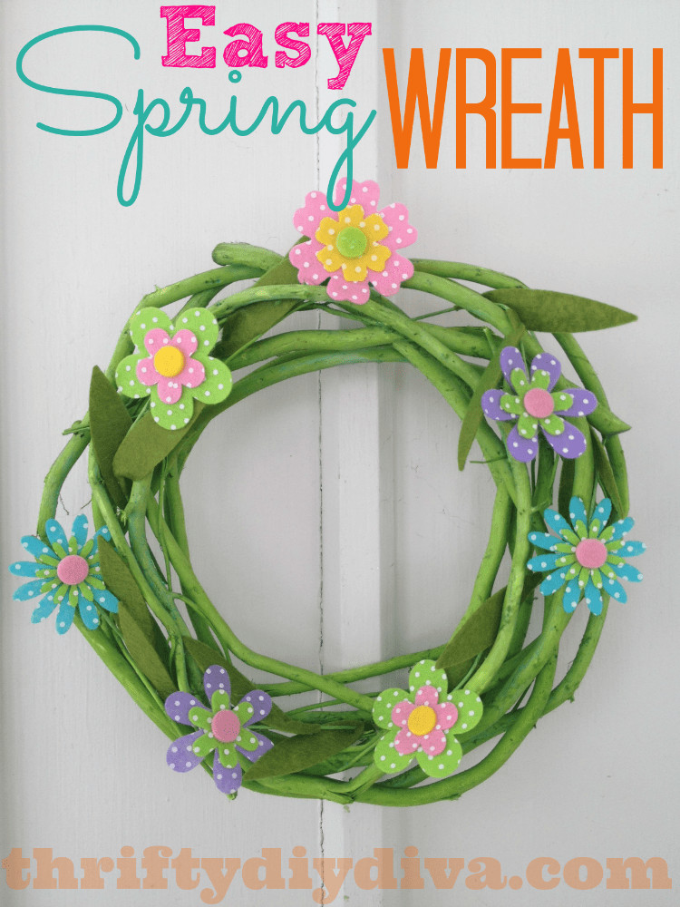 Spring Ideas Crafts
 Easy DIY Spring Wreath Craft