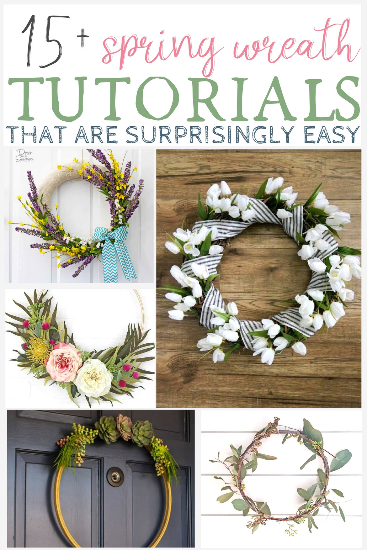 Spring Ideas Diy
 DIY Spring Wreath Tutorials That Are Surprisingly Easy