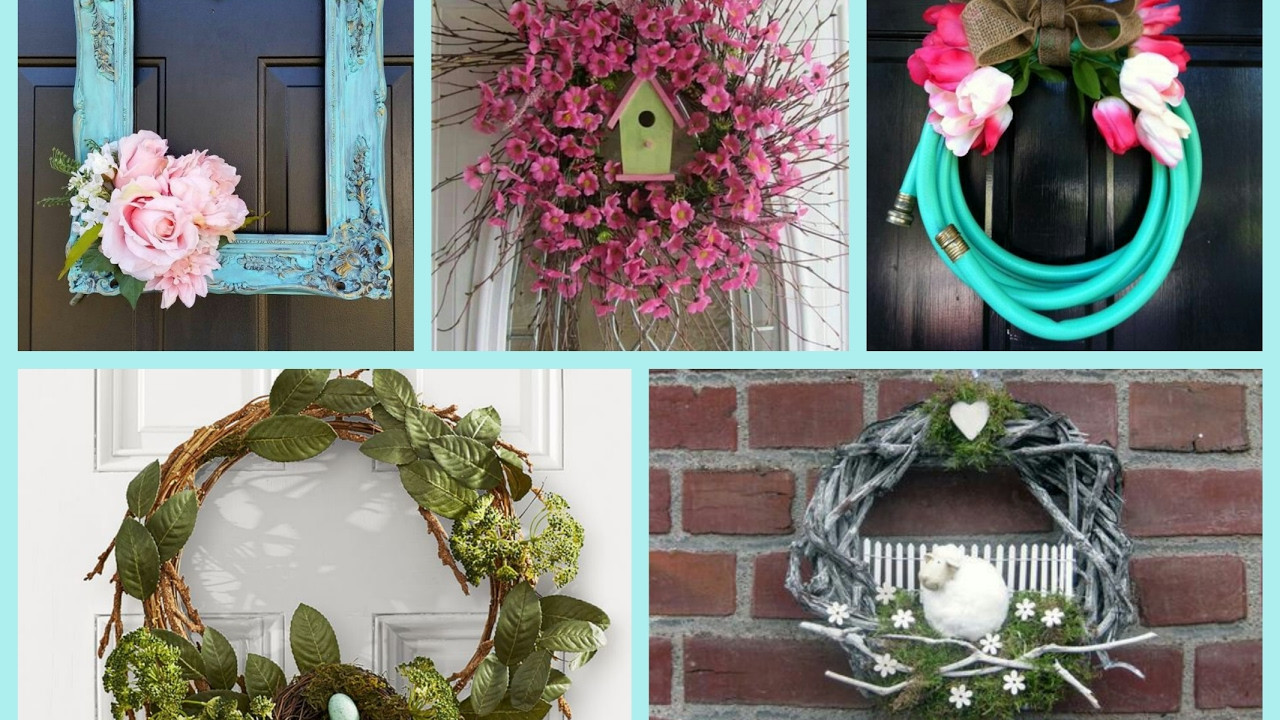 Spring Ideas Diy
 Spring Wreaths Ideas Spring Decorating Ideas DIY