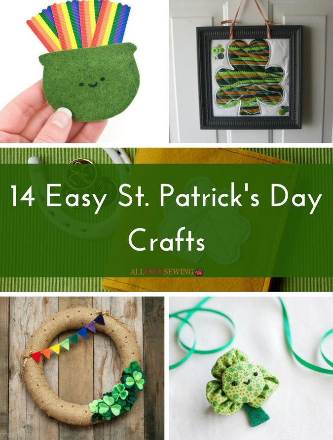 St Patrick's Day Crafts For Preschoolers Easy
 14 Easy St Patrick s Day Crafts
