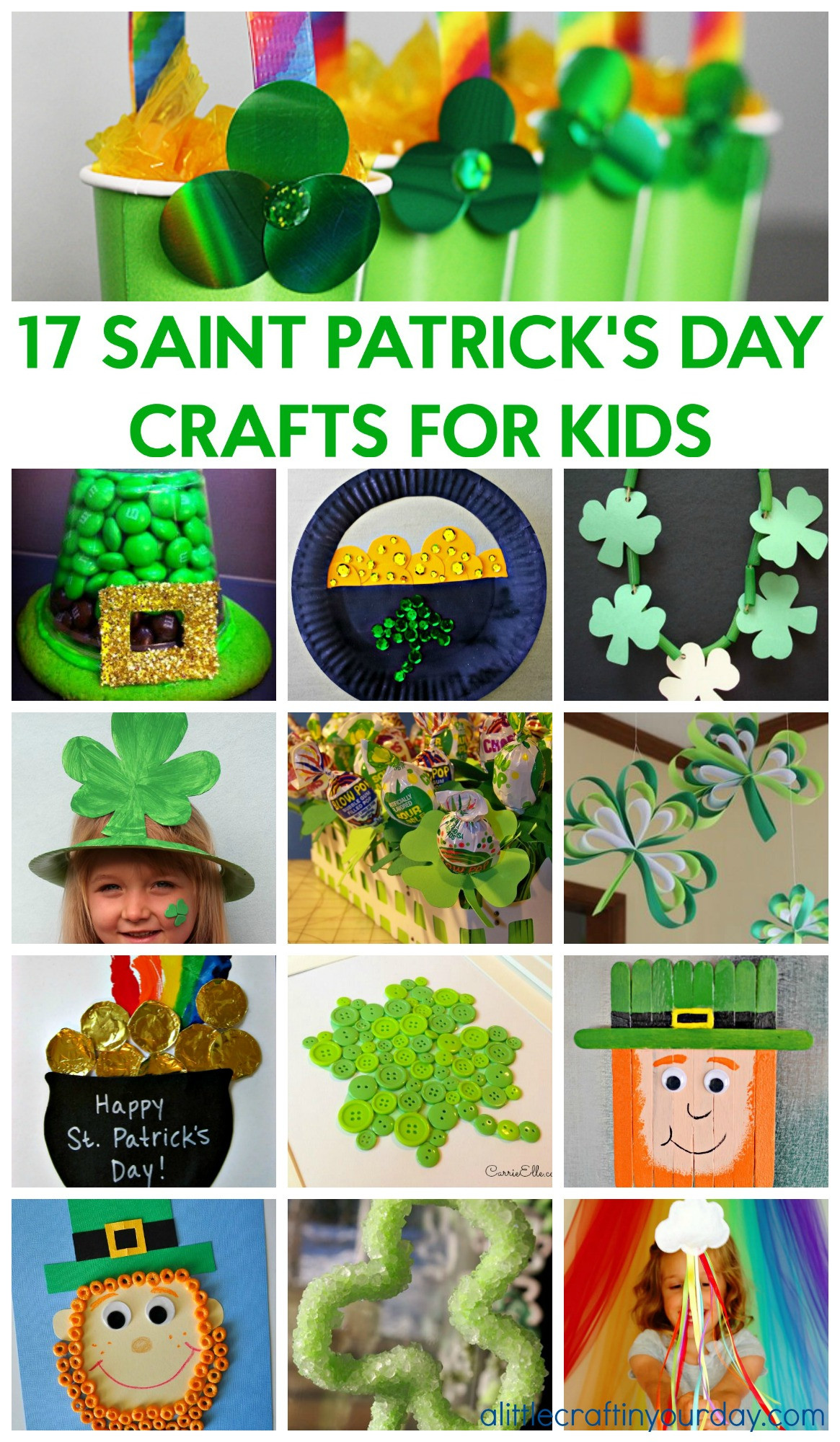 St Patrick's Day Crafts For Toddlers
 17 Saint Patrick s Day Crafts for Kids A Little Craft In