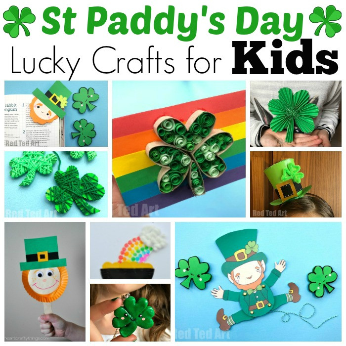 St Patrick's Day Crafts For Toddlers
 Easy St Patrick s Day Crafts for Kids Red Ted Art