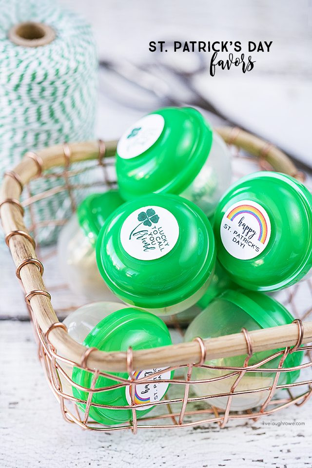 St Patrick's Day Party Favors
 Green Party Favors for St Patrick s Day Live Laugh Rowe