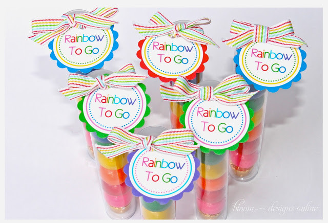 St Patrick's Day Party Favors
 "Rainbow To Go" St Patrick s Day Favors