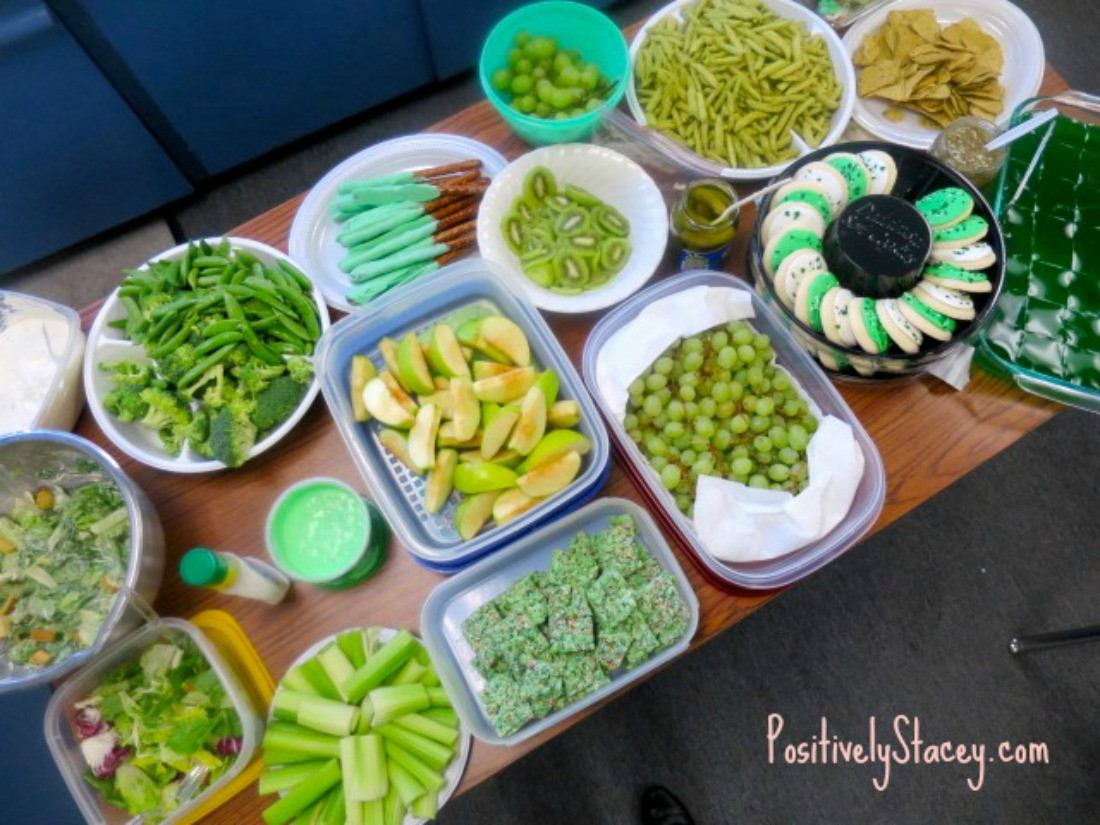 St Patrick's Day Potluck Ideas
 A St Patrick s Day Green Potluck in the Classroom