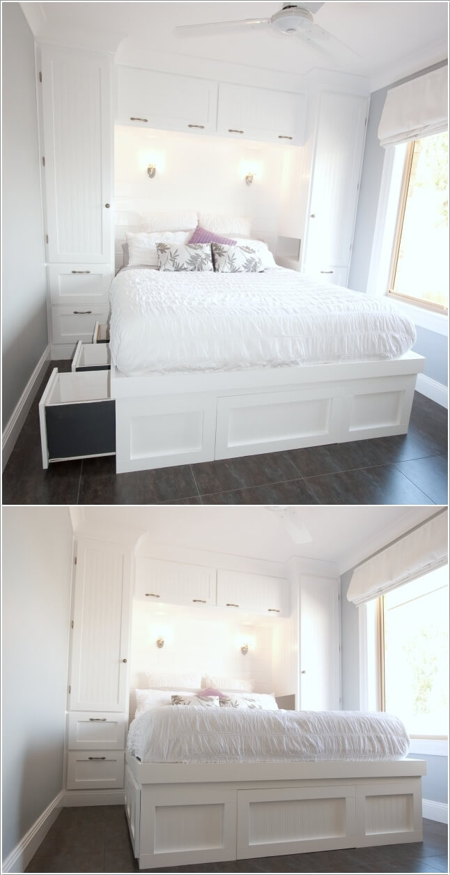Storage For Small Bedroom
 15 Clever Storage Ideas for a Small Bedroom