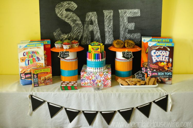 Summer Bake Sale Ideas
 How to Collect Box Tops at a Back to School Bake Sale