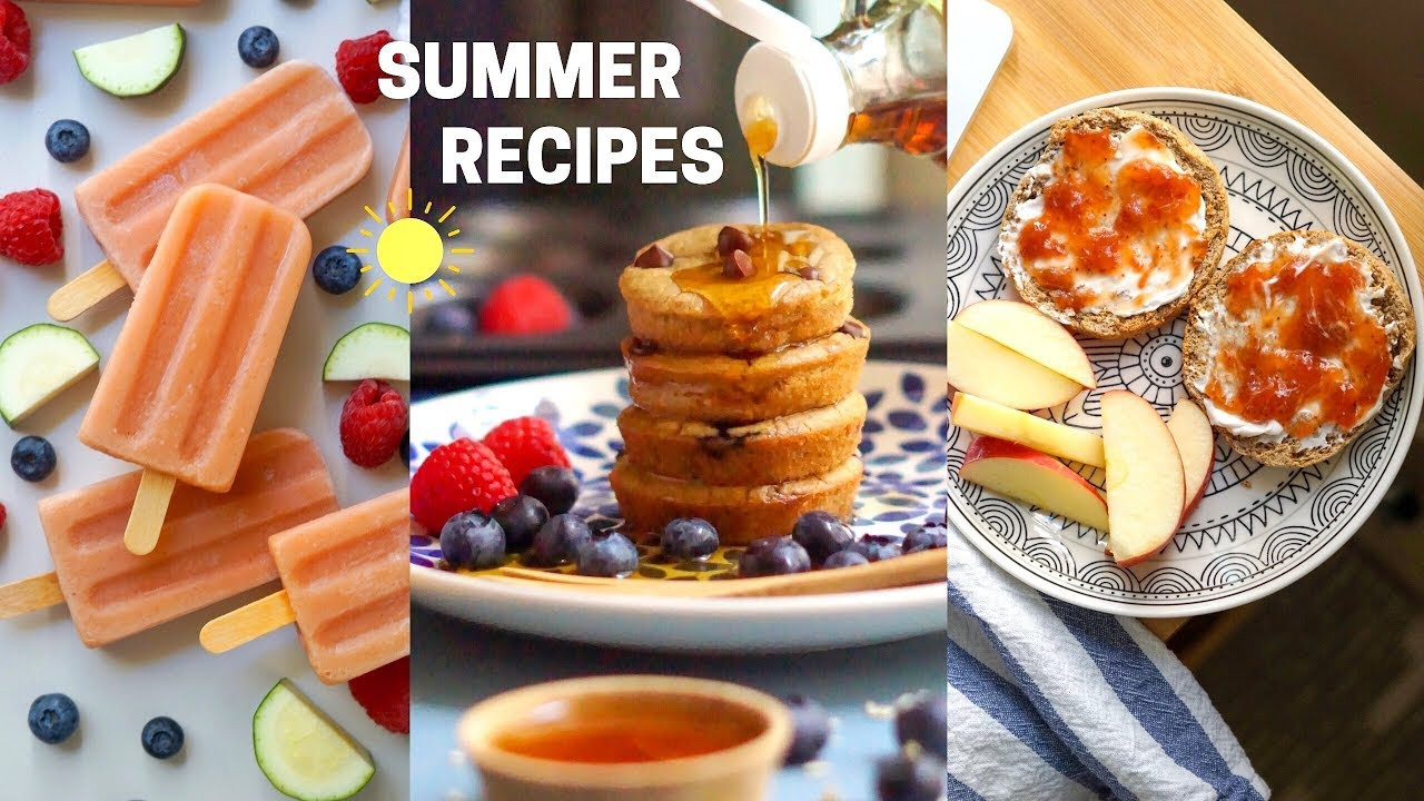 Summer Breakfast Ideas
 LAZY SUMMER BREAKFAST IDEAS ☀ Vegan Healthy 🥞🍑 🌱