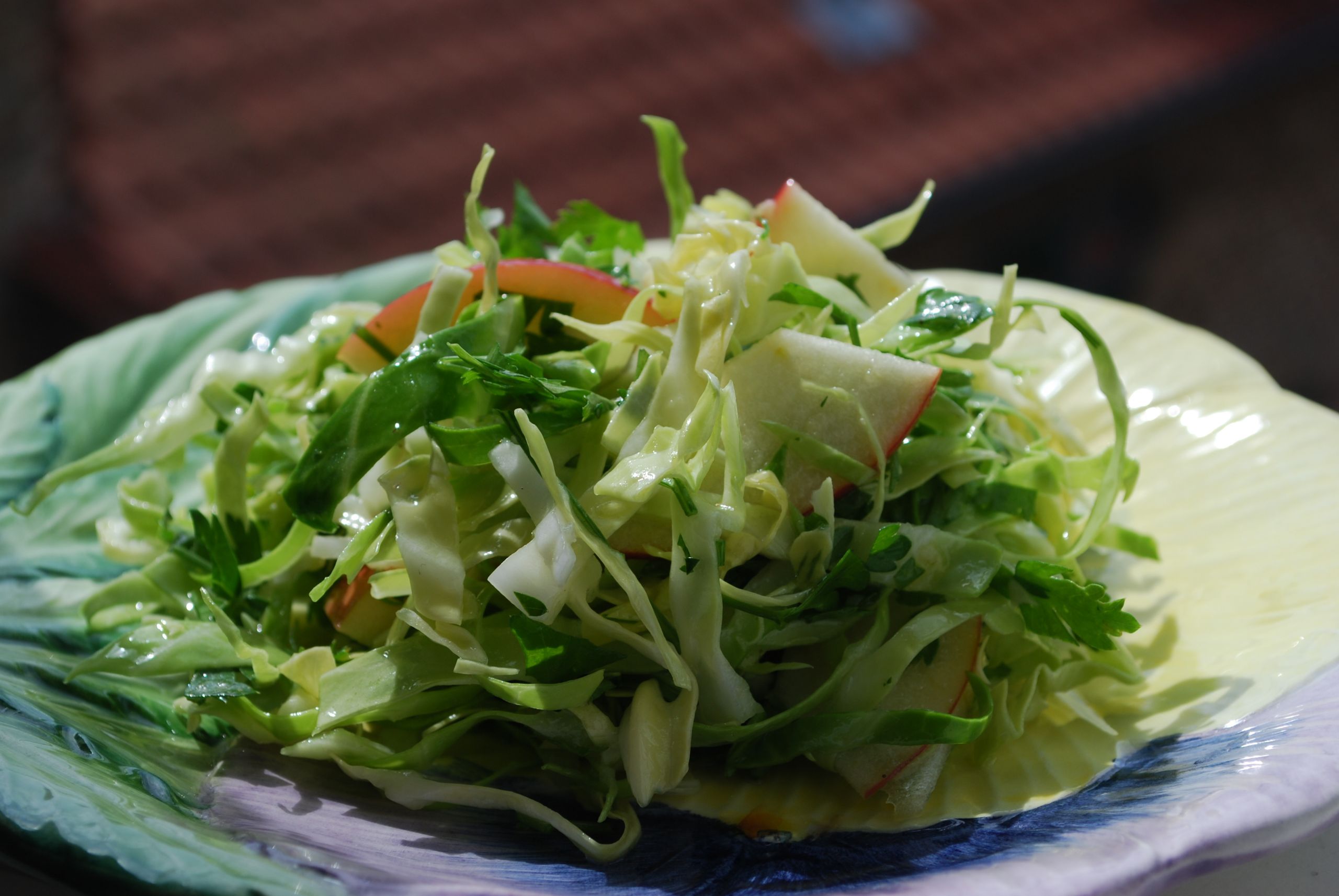 Summer Cabbage Recipe
 Pointed cabbage and apple salad