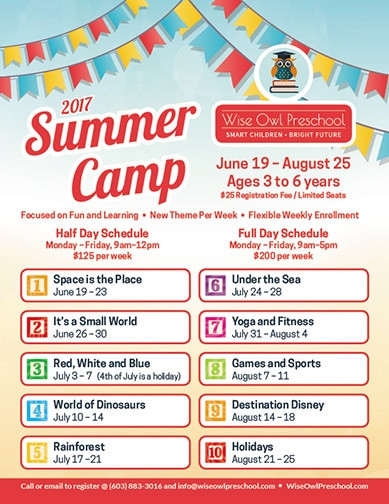 Summer Camp Ideas For Preschool
 Wise Owl Preschool Preschool Blog