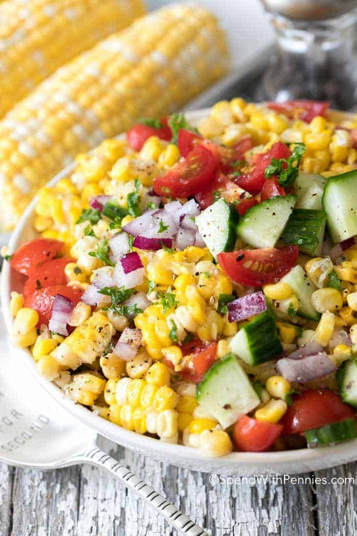 Summer Corn Recipe
 Fresh Corn Salad Spend With Pennies