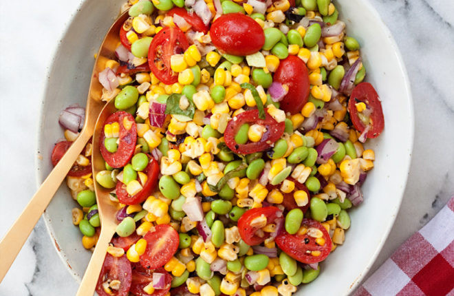Summer Corn Recipe
 Summer Corn & Edamame Salad Kitchen Treaty