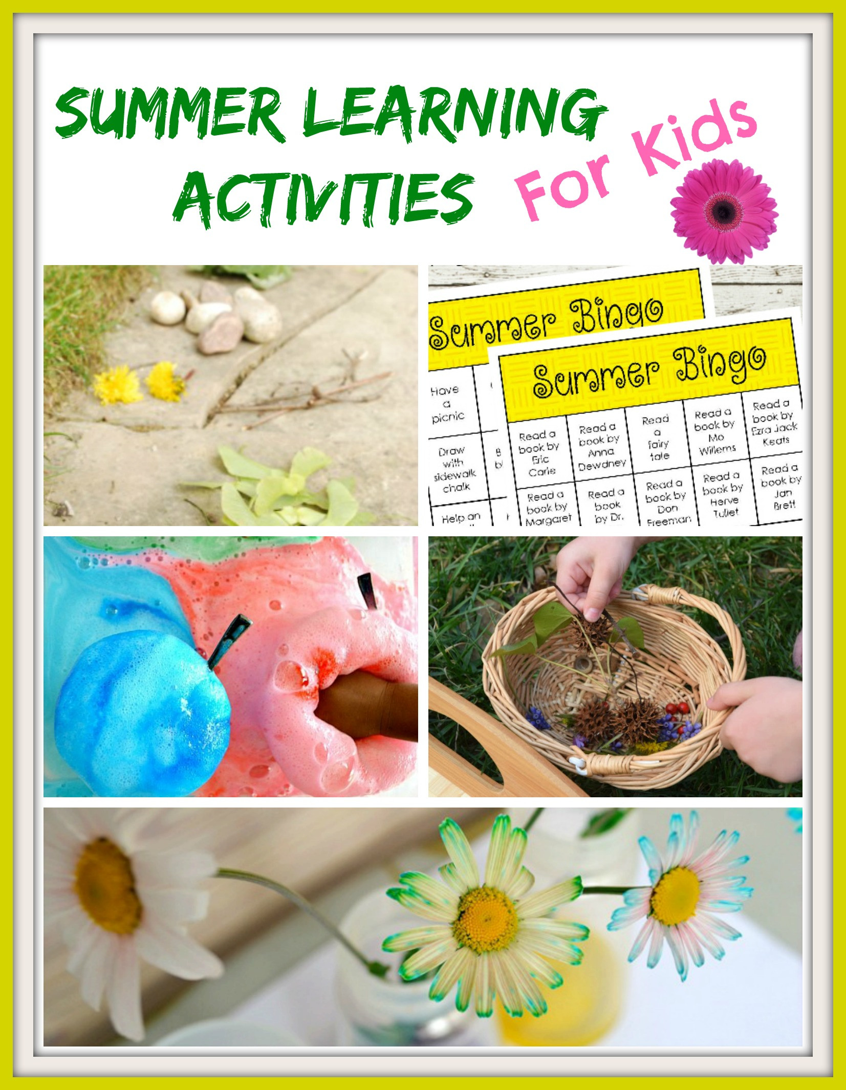 Summer Educational Activities
 21 Summer Learning Activities For Kids FTM