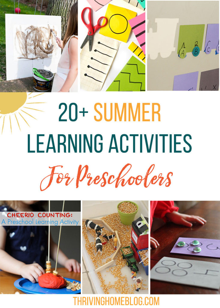 Summer Educational Activities
 20 Summer Preschool Learning Activities