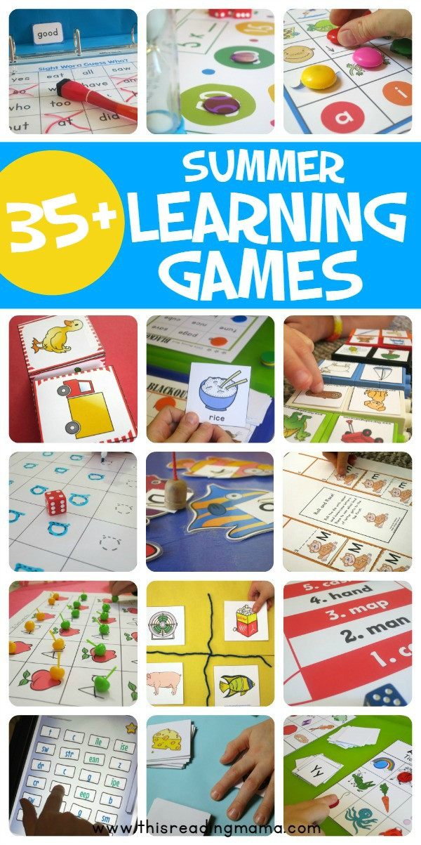 Summer Educational Activities
 35 Summer Learning Games
