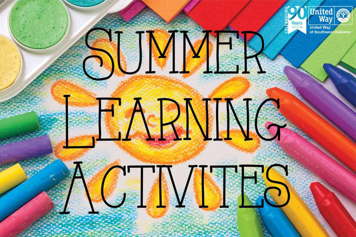 Summer Educational Activities
 Summer Learning Activities – United Way of Southwest Alabama