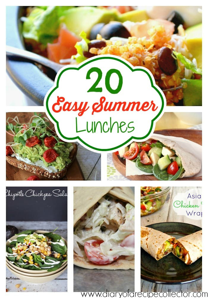Summer Lunch Ideas
 Easy Summer Lunch Ideas Diary of A Recipe Collector