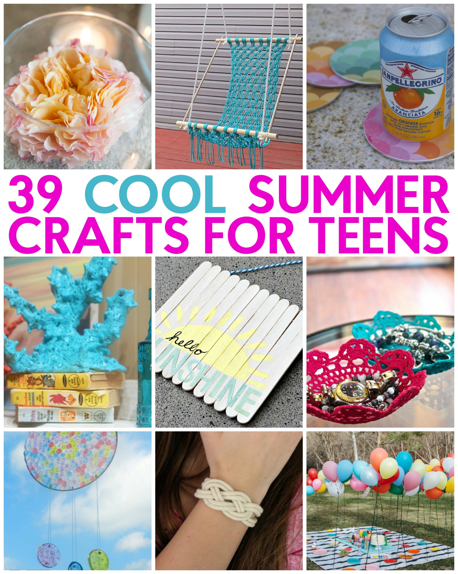 Summer Projects Ideas
 39 Great Teen Summer Crafts A Little Craft In Your Day
