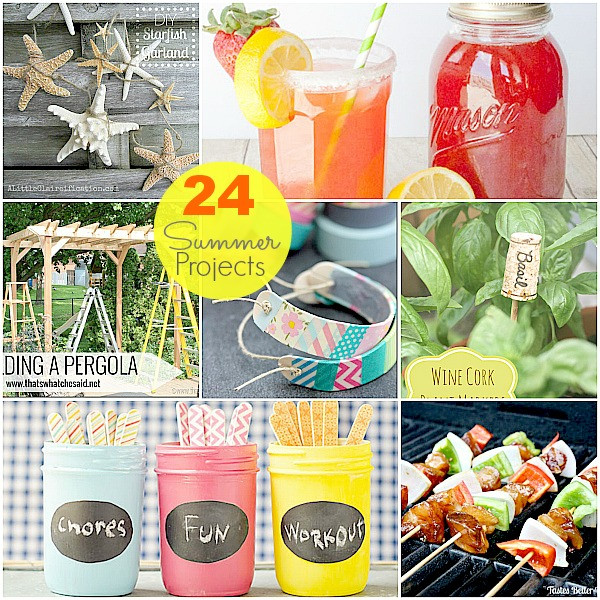 Summer Projects Ideas
 Great Ideas 24 DIY Summer Projects