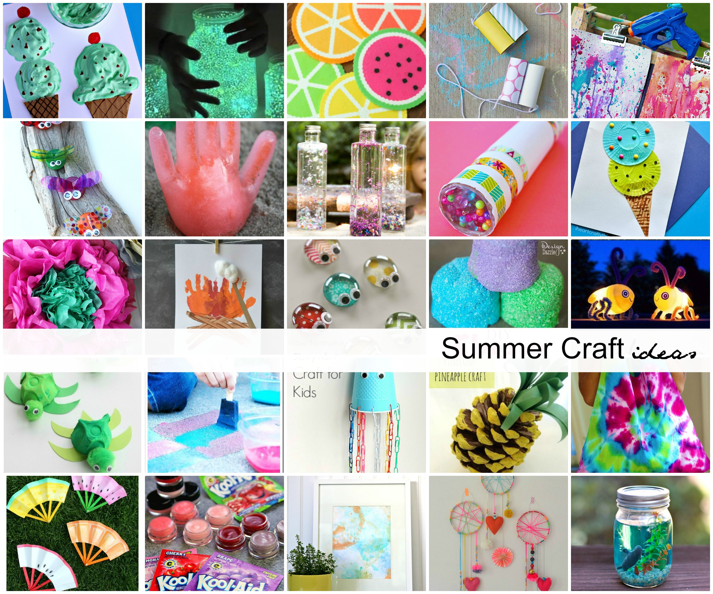 Summer Projects Ideas
 Summer Craft Ideas for Kids The Idea Room