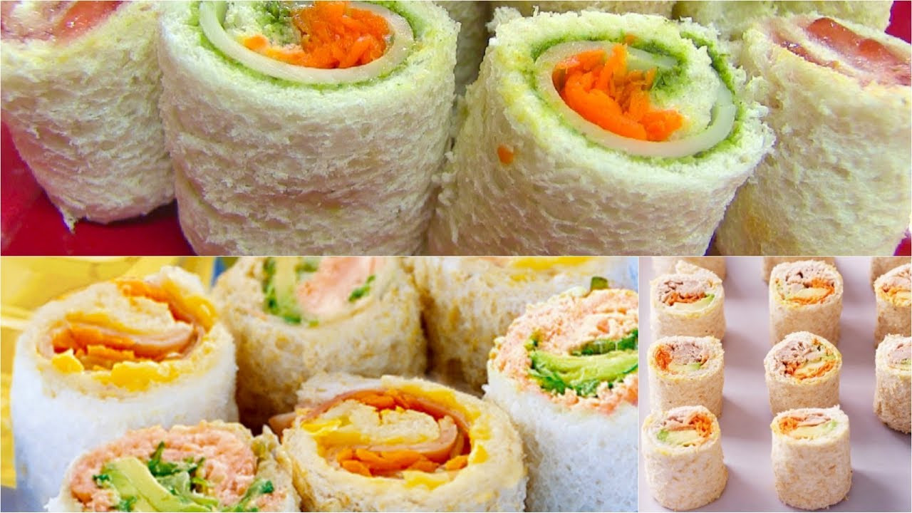 Summer Sandwiches Ideas
 Sandwich Rollups Recipe Bread Sushi Recipe Kid s Video