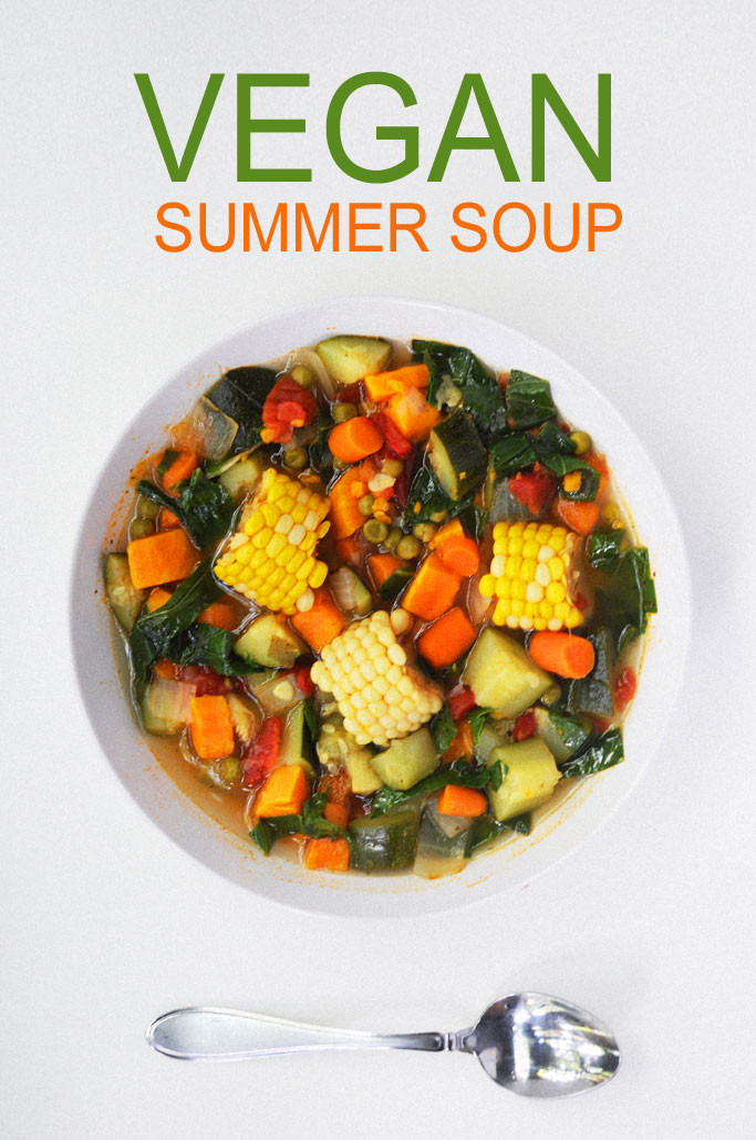 Summer Vegetable Soup Recipe
 Vegan Summer Ve able Soup Recipe Lizzy Loves Food