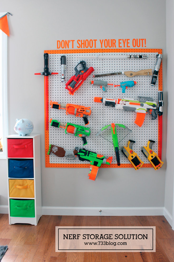 Target Kids Storage
 Ready aim tidy 8 ways to store Nerf guns
