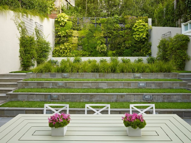 Terrace Landscape Simple
 25 Wonderful Examples of Terraced Front Yard Gardens