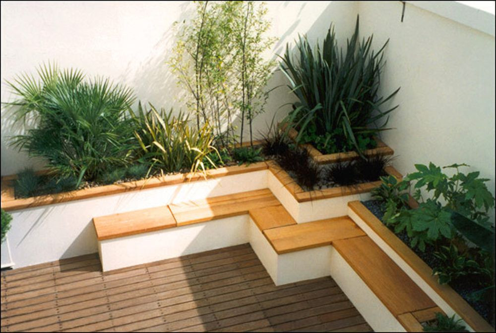 Terrace Landscape Simple
 Architecture Simple Rooftop Garden Design Ideas With