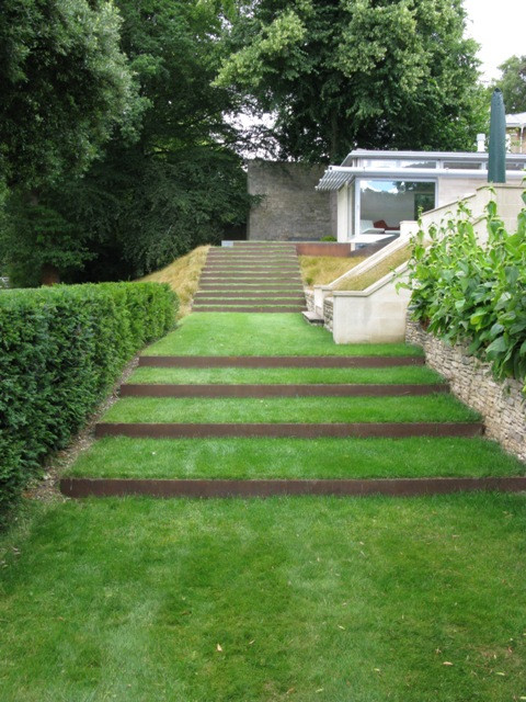 Terrace Landscape Steps
 Contemporary terraced staircase
