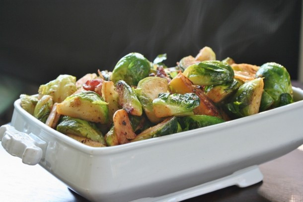 Thanksgiving Brussel Sprouts Recipe
 Brussels Sprouts with Bacon Easy Do Ahead Side Dish for