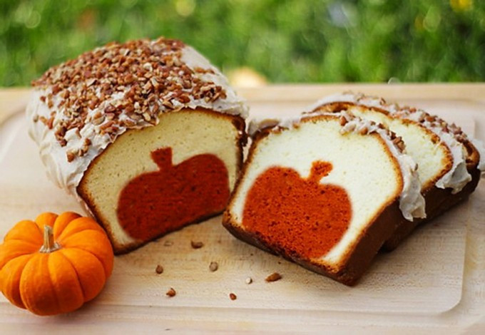 Thanksgiving Party Food
 Pumpkin Peekaboo Pound Cake – Best Cheap Easy Thanksgiving
