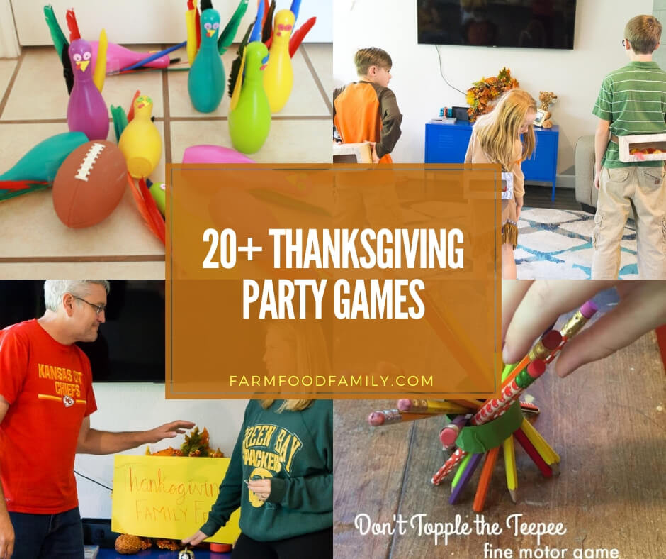 Thanksgiving Party Games
 20 Fun Thanksgiving Party Game Ideas For Kids and Family