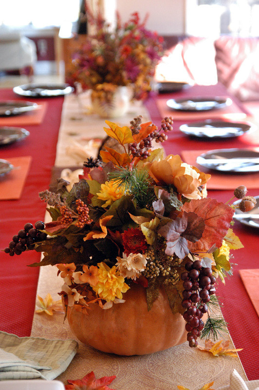 Thanksgiving Table Centerpieces
 Decorative work Beautiful thanksgiving table decorations
