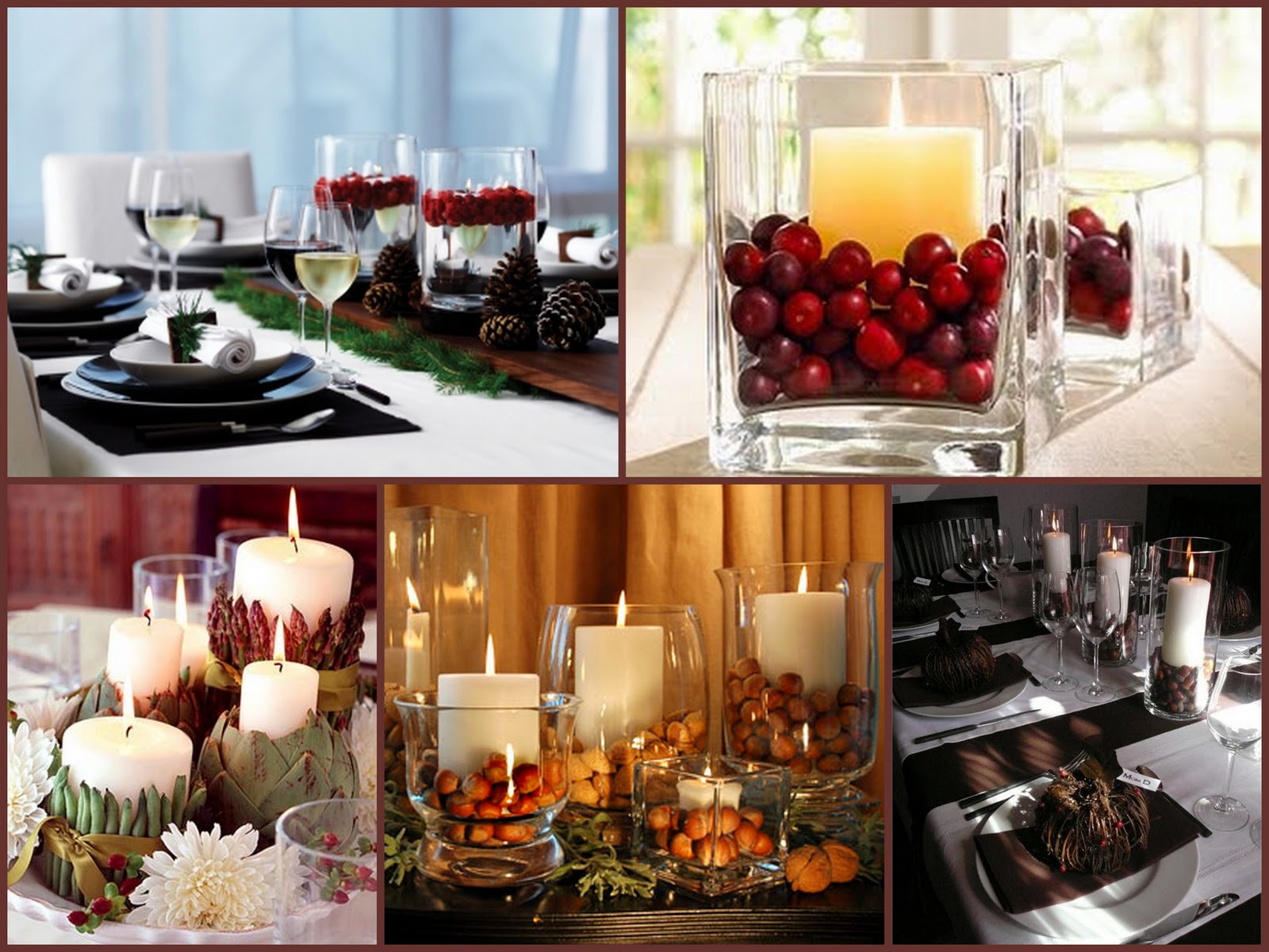 Thanksgiving Table Centerpieces
 Trendee Flowers Designs DIY Candle centerpiece Decor