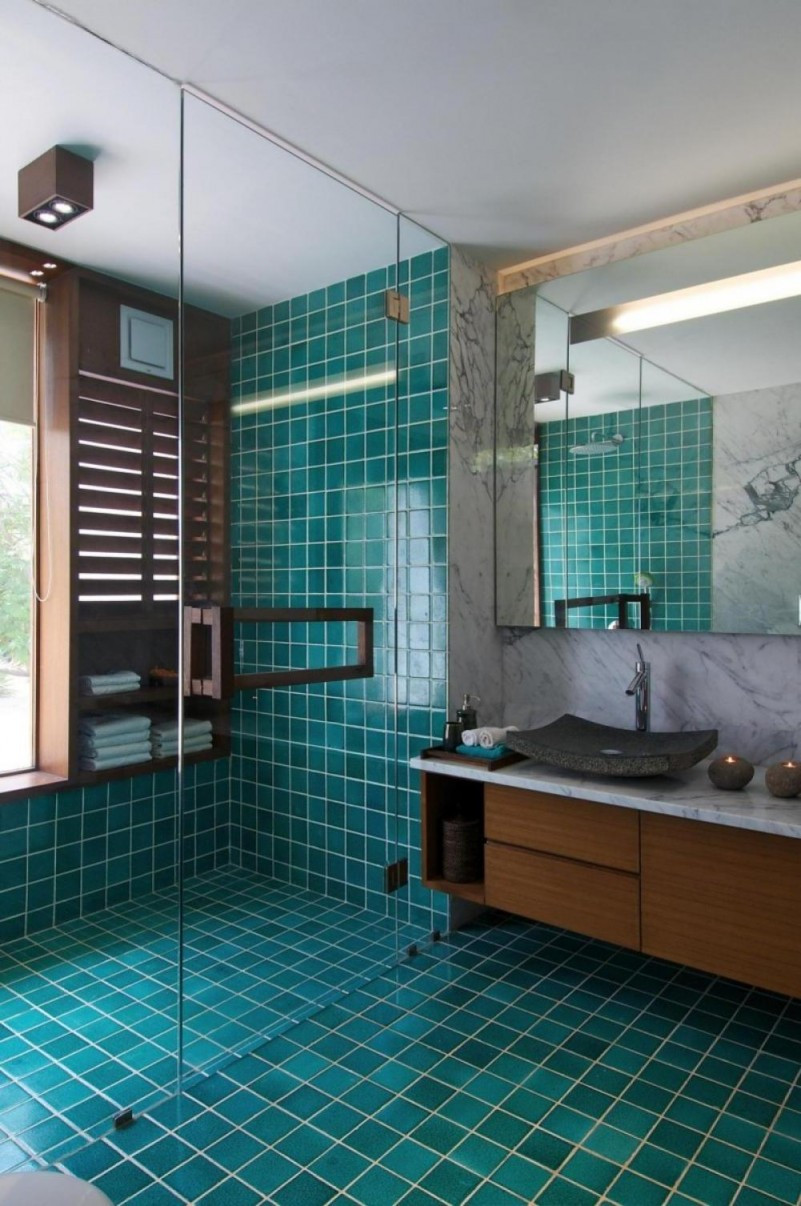 Tile Bathroom Wall Ideas
 20 Functional & Stylish Bathroom Tile Ideas